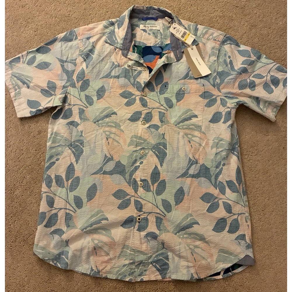 Tommy Bahama Men's Size M Nova Wave Beach Day Blooms Floral Shirt NWT